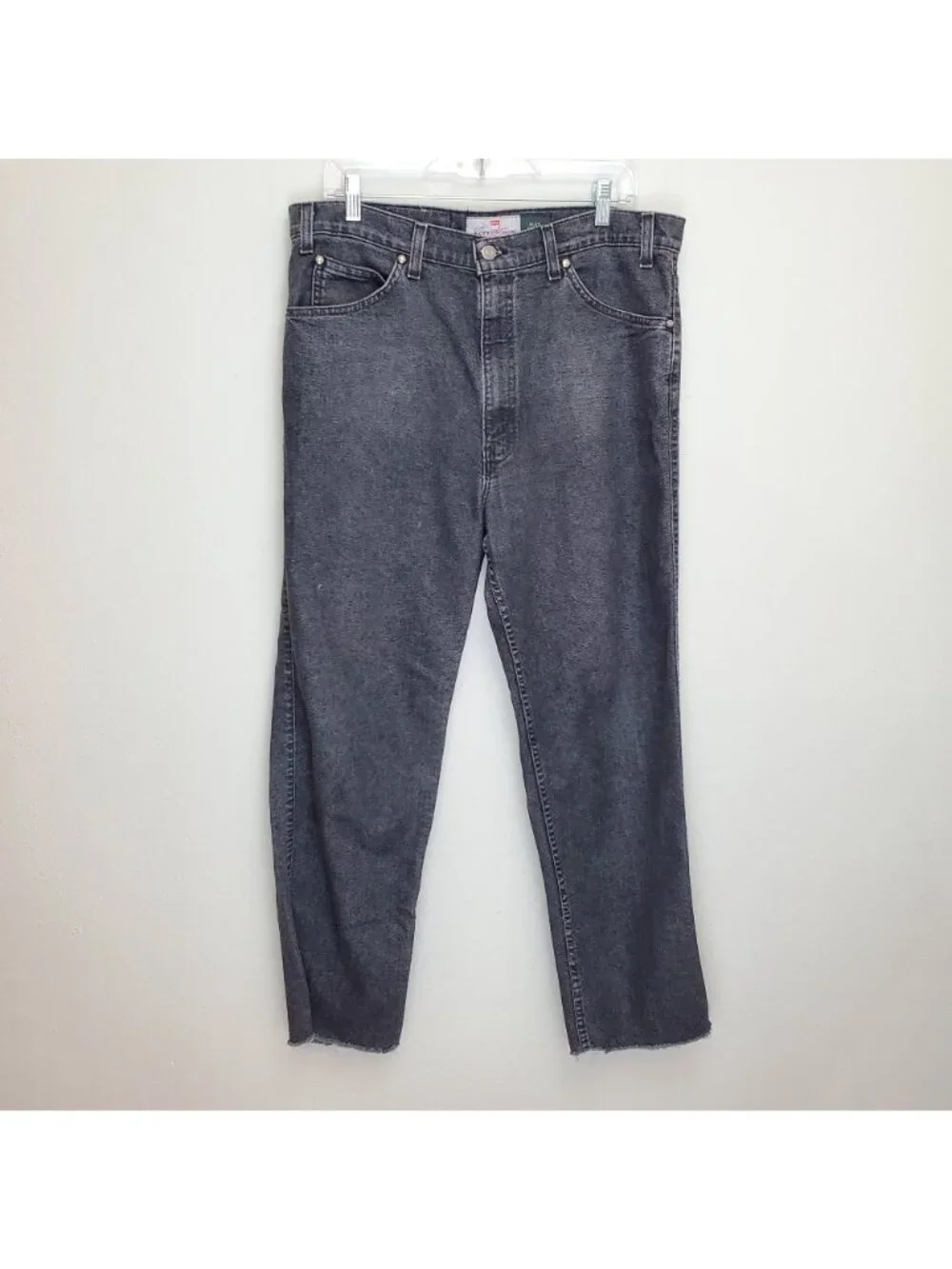 Levi's Flex Denim straight leg washed black jeans
